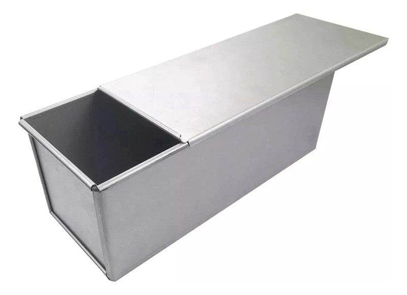 MOLDE PARA PAN DE ALUMINIO ANTIADHERENTE 33X12X12 CM CAPACIDAD 1000 GRAMOS - 3