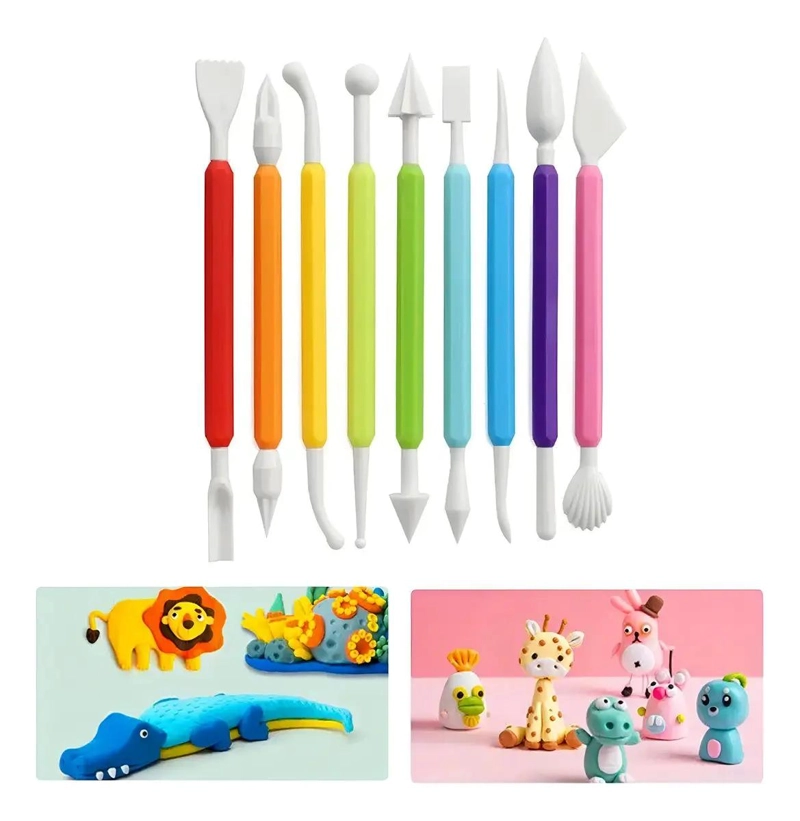 SET DE 15 HERRAMIENTAS PARA MODELADO Y DECORACION EN FONDANT - 2