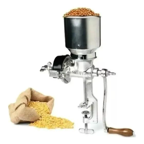 MOLINO MANUAL COMPACTO PARA GRANOS DE CAFE  Y MAIZ CON DISEÑO PORTATIL - 1