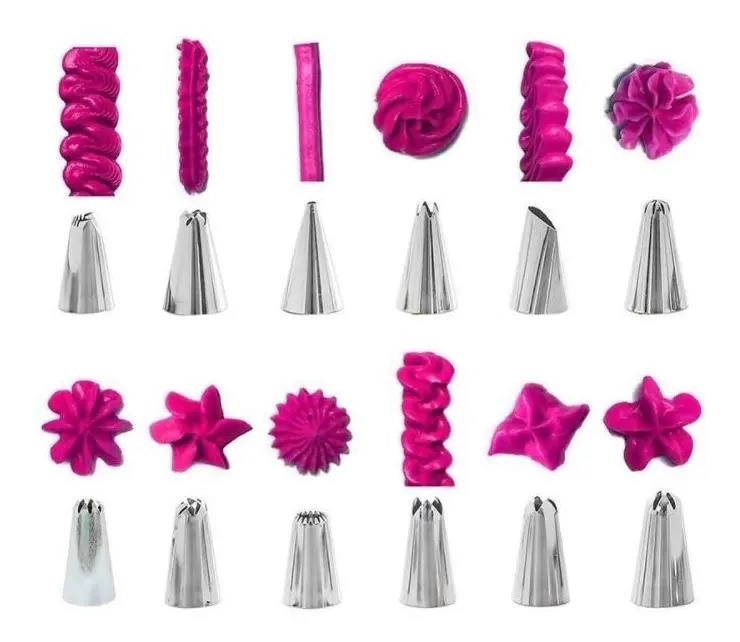 SET DE 83 BOQUILLAS PARA DECORACION DE PASTELES Y REPOSTERIA - 2