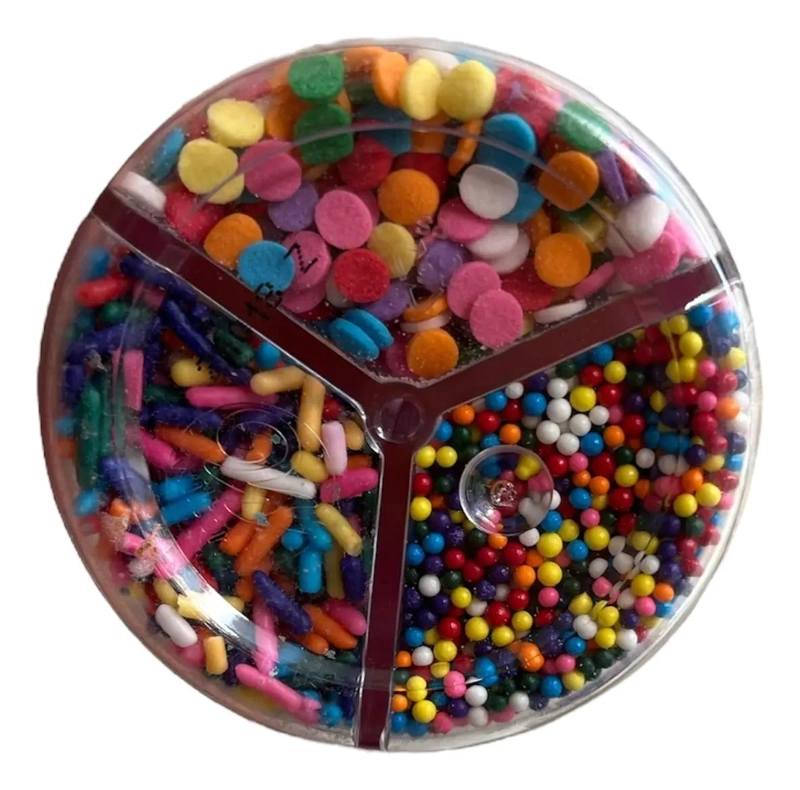 SPRINKLES MIX PARA PASTELERIA CON MOSTACILLAS PERLA PARA REPOSTERIA - 1