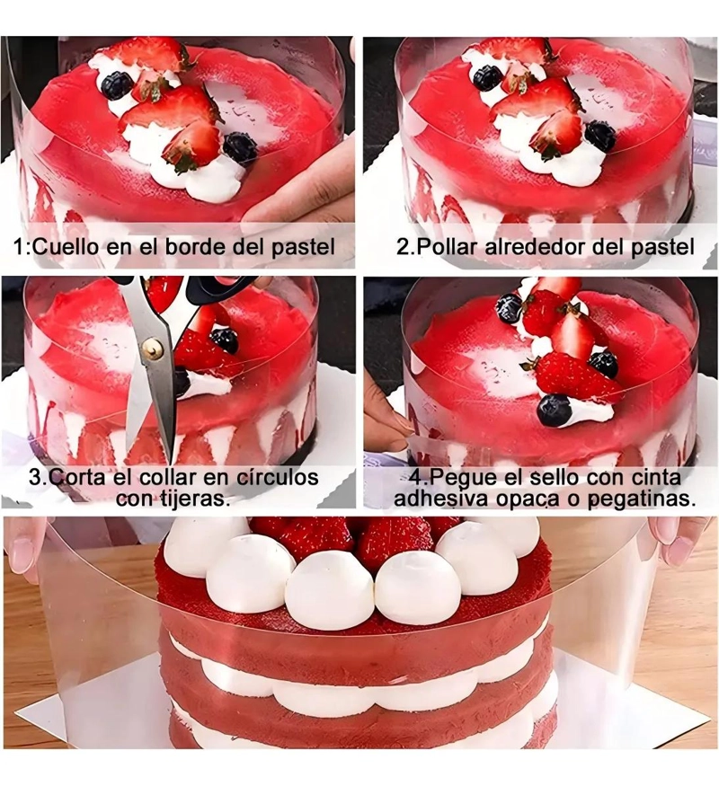ROLLO DE ACETATO PARA REPOSTERIA DE 12 CM DE ALTO Y 45 METROS DE LARGO - 4