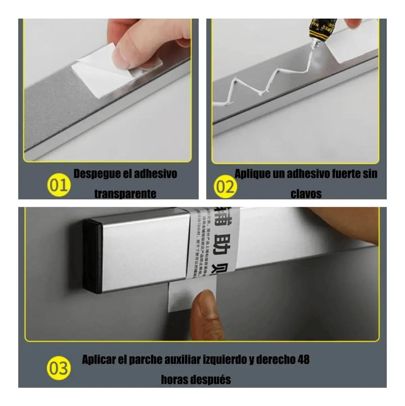 BARRA MAGNE TICA PARA CUCHILLOS DE 33 CM PARA COCINA Y UTENSILIOS - 3