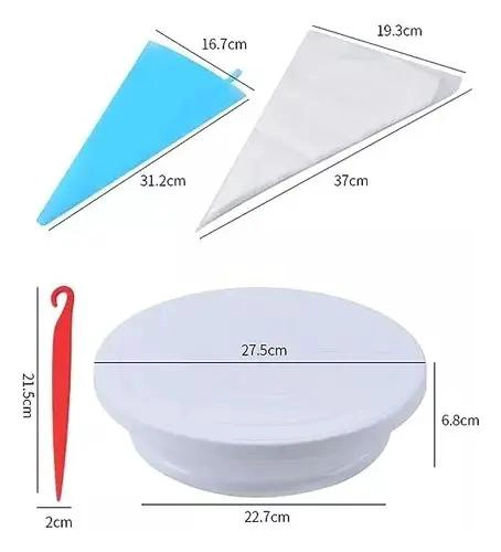 KIT COMPLETO DE DECORACION PARA PASTELES CON 66 PIEZAS VARIADAS - 4