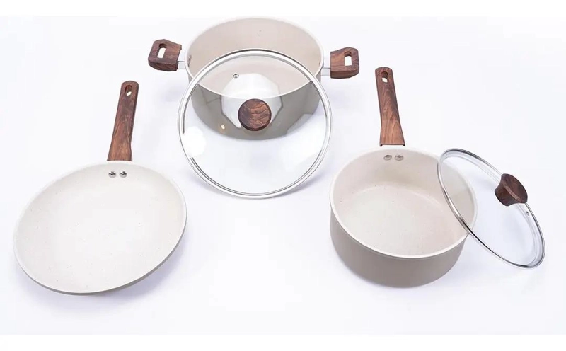 JUEGO DE COCINA DE 5 PIEZAS CON BATERIA COMPLETA Y DISEÑO FUNCIONAL - 1