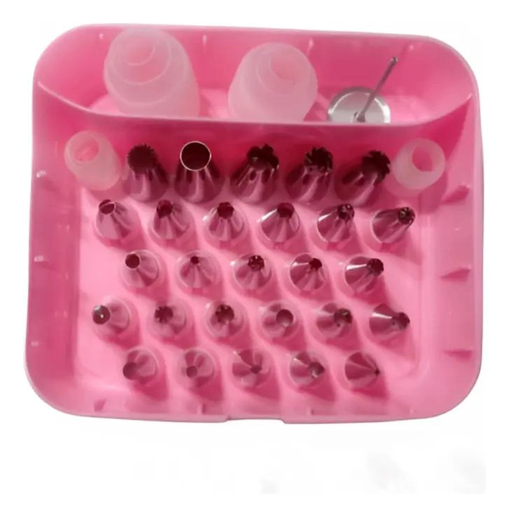 KIT COMPLETO DE PASTELERIA CON 38 PIEZAS PARA DECORACION PROFESIONAL - 1