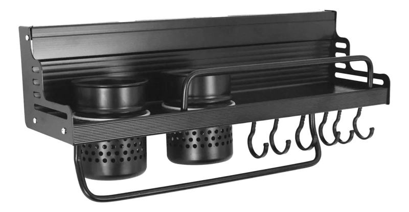 ESTANTE ORGANIZADOR DE PARED PARA ESPECIAS Y UTENSILIOS DE COCINA - 1