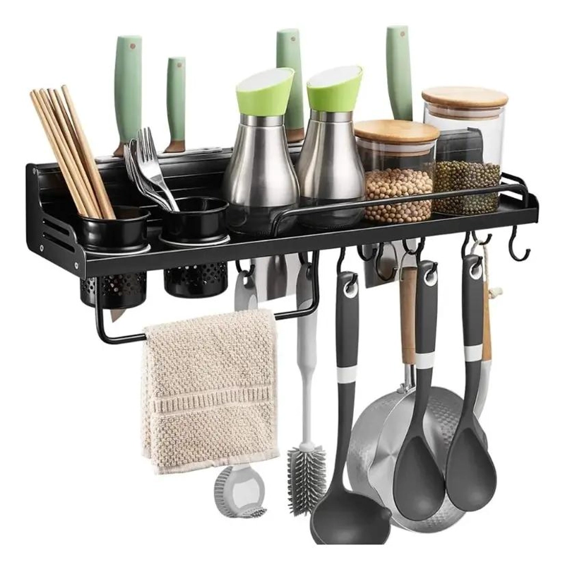 ESTANTE ORGANIZADOR DE PARED PARA ESPECIAS Y UTENSILIOS DE COCINA - 2