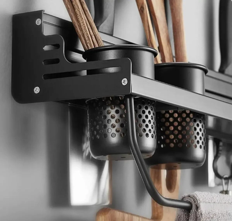 ESTANTE ORGANIZADOR DE PARED PARA ESPECIAS Y UTENSILIOS DE COCINA - 4