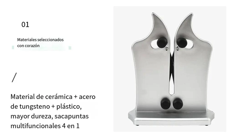 AFILADOR MULTIFUNCIONAL PARA CUCHILLOS DE COCINA DOME STICA - 3