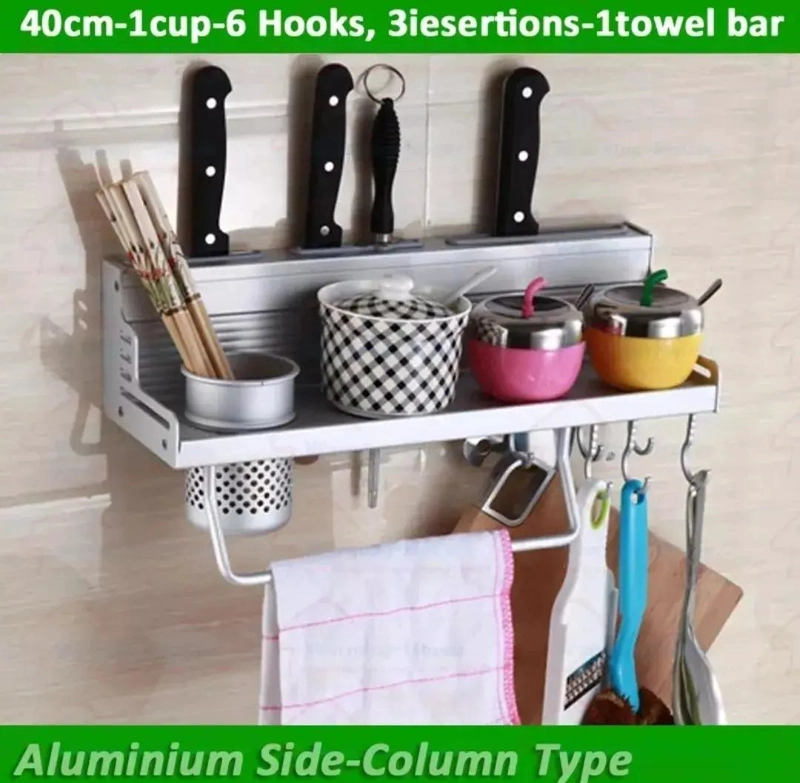 REPISA ORGANIZADORA PARA COCINA CON PORTA CUCHILLOS DE 50 CM - 3