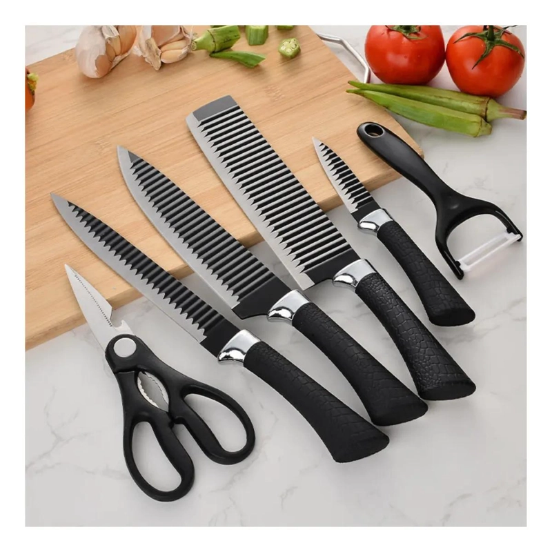 SET DE CUCHILLOS PROFESIONALES PARA COCINA CON 6 PIEZAS ESENCIALES - 1