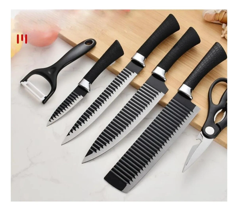 SET DE CUCHILLOS PROFESIONALES PARA COCINA CON 6 PIEZAS ESENCIALES - 3