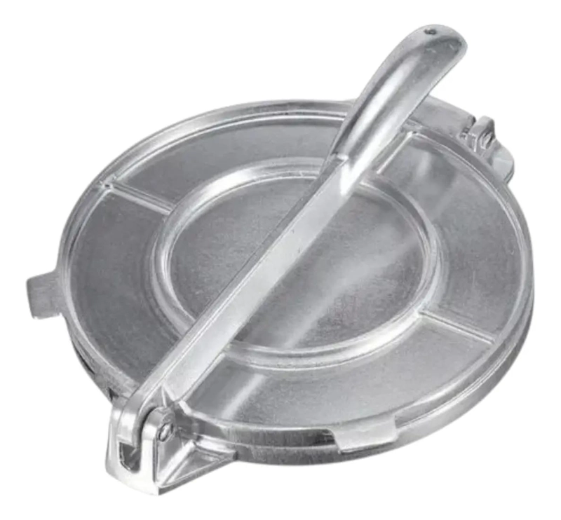 PRENSA PARA TORTILLAS DE 8 PULGADAS EN ACERO INOXIDABLE RESISTENTE - 4
