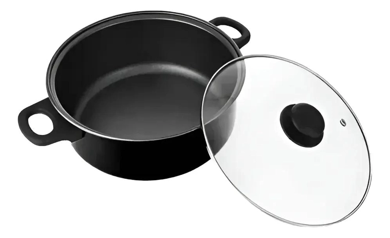 JUEGO DE OLLAS CON RECUBRIMIENTO ANTIADHERENTE Y UTENSILIOS 13 PIEZAS - 2