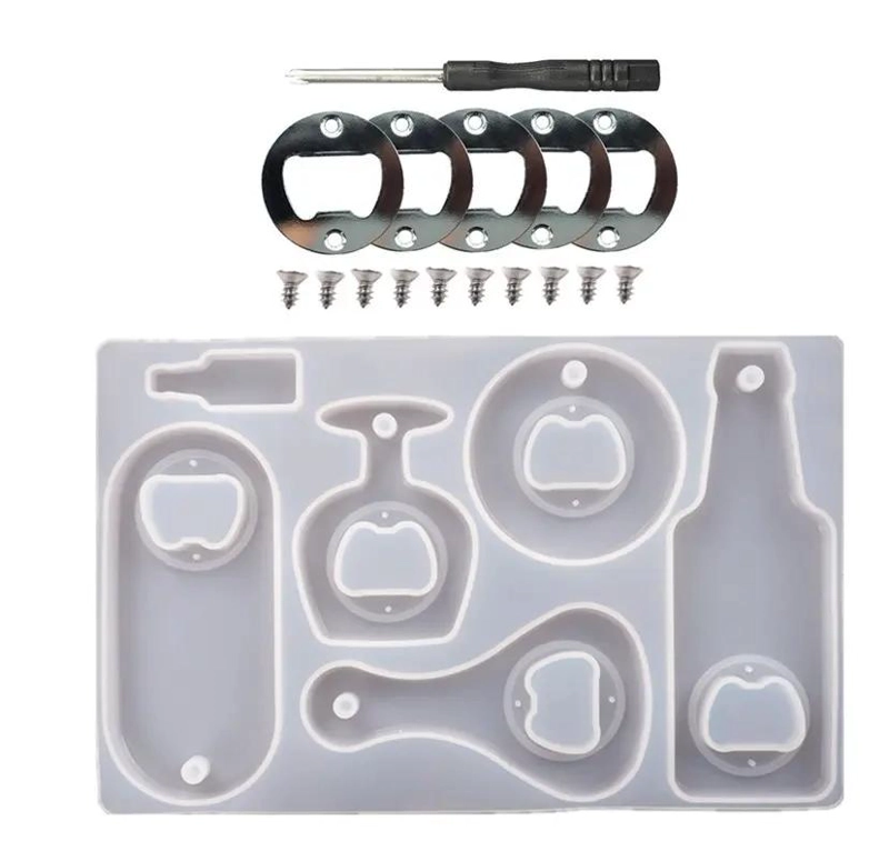 MOLDE PARA RESINA CON DISEÑO DE DESTAPADOR RESISTENTE Y DETALLADO - 2