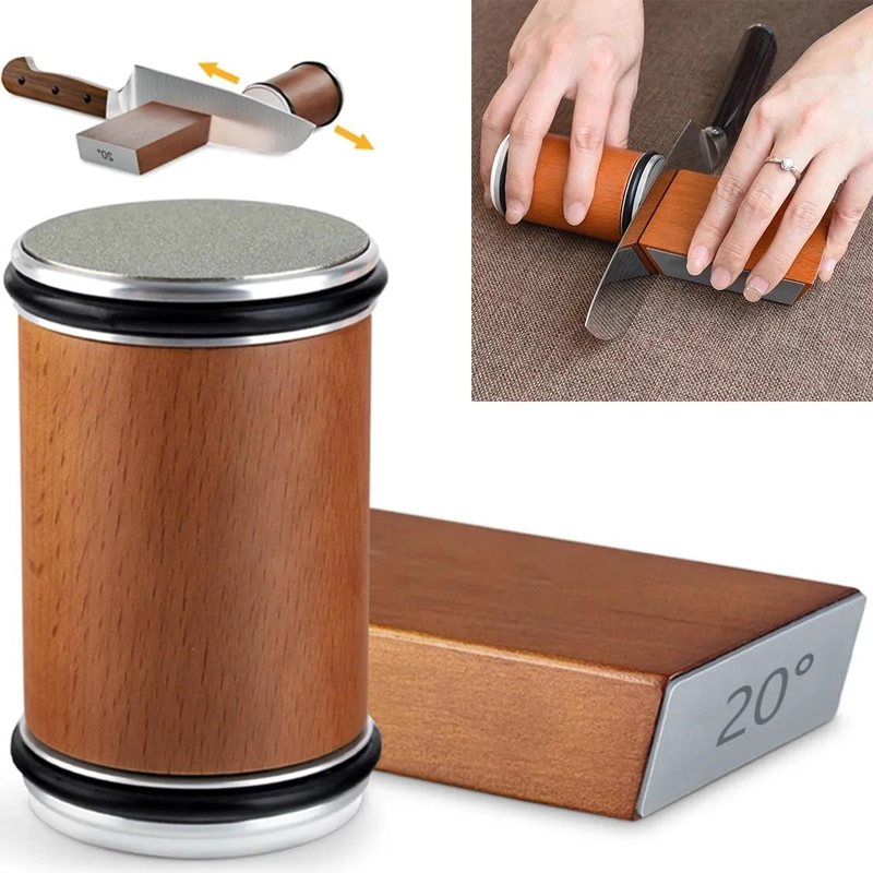AFILADOR DE CUCHILLOS CON DOBLE ANGULO DE AFILADO 15° Y 20° - 2