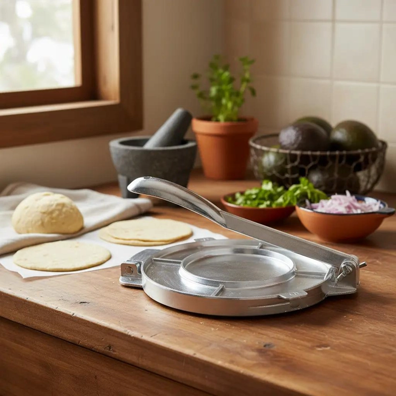 PRENSA PARA TORTILLAS, MASAS, EMPANADAS, SOPAIPILLAS Y AREPAS - 1