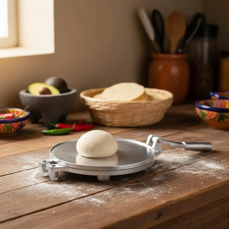 PRENSA PARA TORTILLAS, MASAS, EMPANADAS, SOPAIPILLAS Y AREPAS - 4