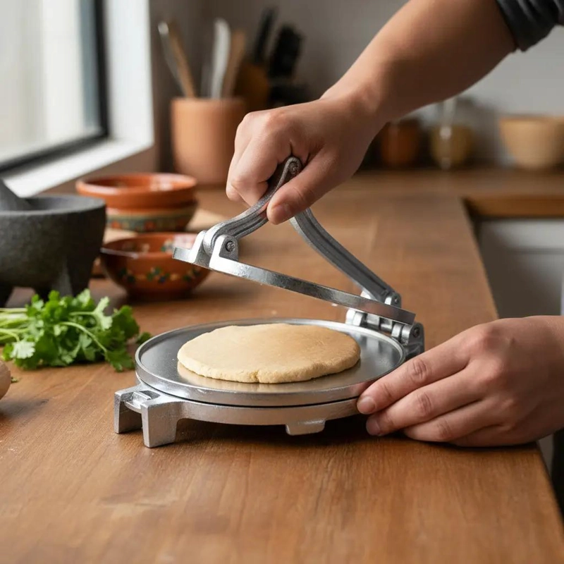 PRENSA PARA TORTILLAS, MASAS, EMPANADAS, SOPAIPILLAS Y AREPAS - 5