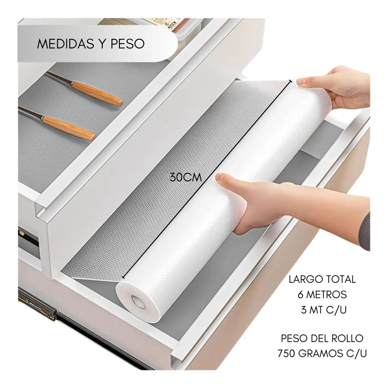 LAMINA PROTECTORA TRANSPARENTE PARA MUEBLES Y MESAS DE COCINA 6 METROS - 2