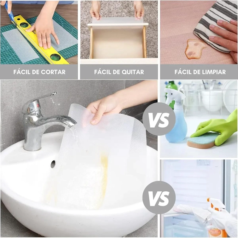LAMINA PROTECTORA TRANSPARENTE PARA MUEBLES Y MESAS DE COCINA 6 METROS - 3