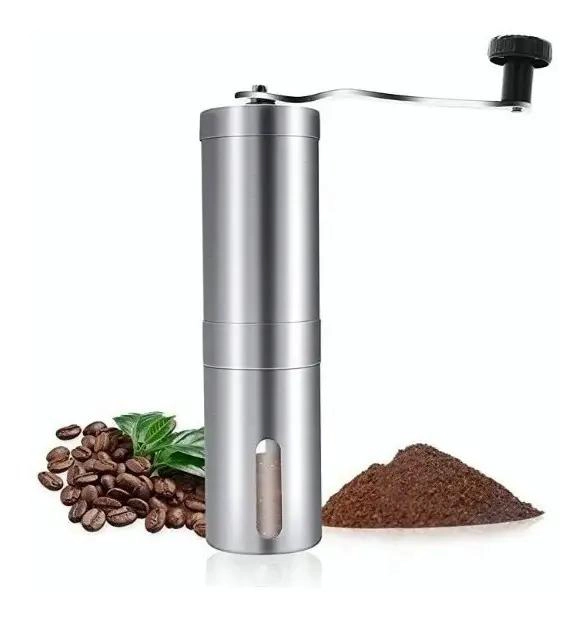 MOLINILLO MANUAL DE CAFE  CON MECANISMO AUTOPROPULSADO Y CUERPO DE ACERO - 1