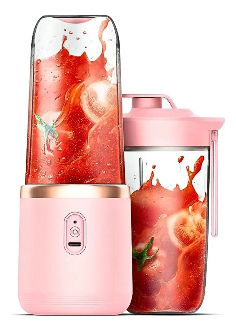 MINI MEZCLADOR BATIDOR INALAMBRICO PORTATIL CON VASO DE 400 ML - 1