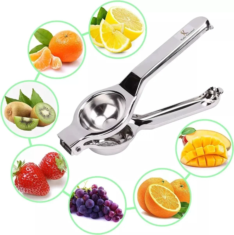 EXPRIMIDOR MANUAL DE ACERO INOXIDABLE PARA CITRICOS - 4