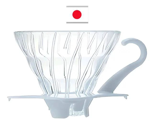 TAMIZ BLANCO PARA CAFE  HARIO V60 01 CON DISEÑO EFICIENTE - 1