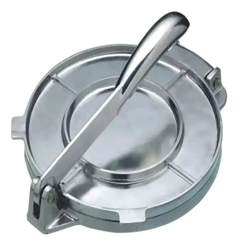 PRENSA PARA TORTILLAS Y EMPANADAS DE ACERO INOXIDABLE 20 CM - 4