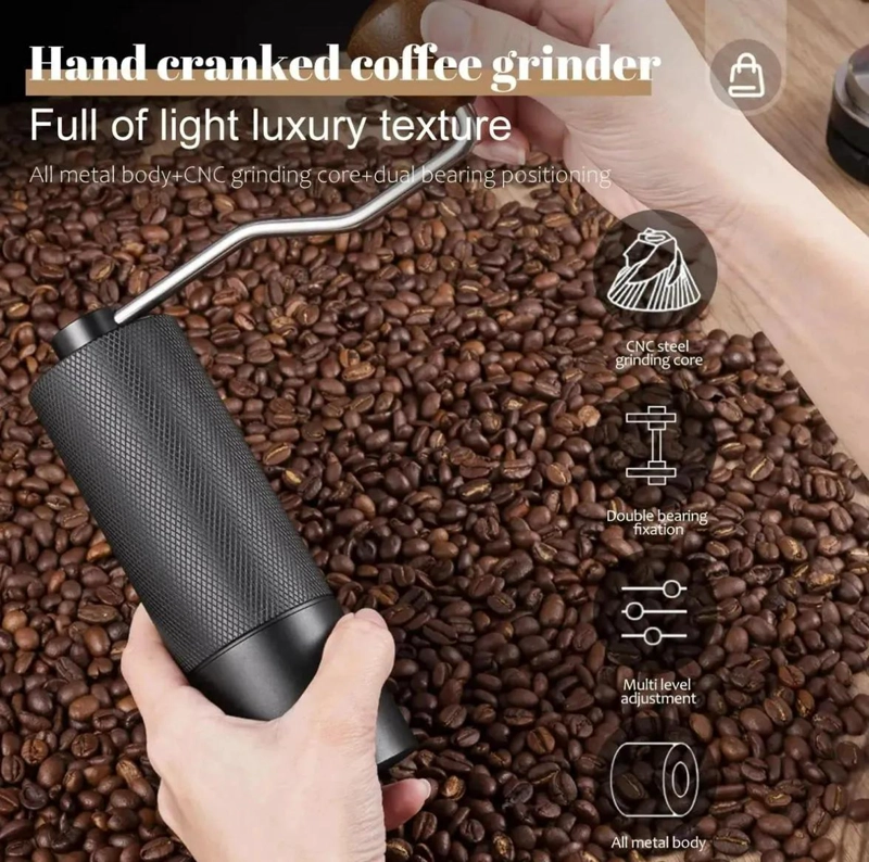 MOLINILLO MANUAL AJUSTABLE PORTATIL DE METAL PARA CAFE - 3