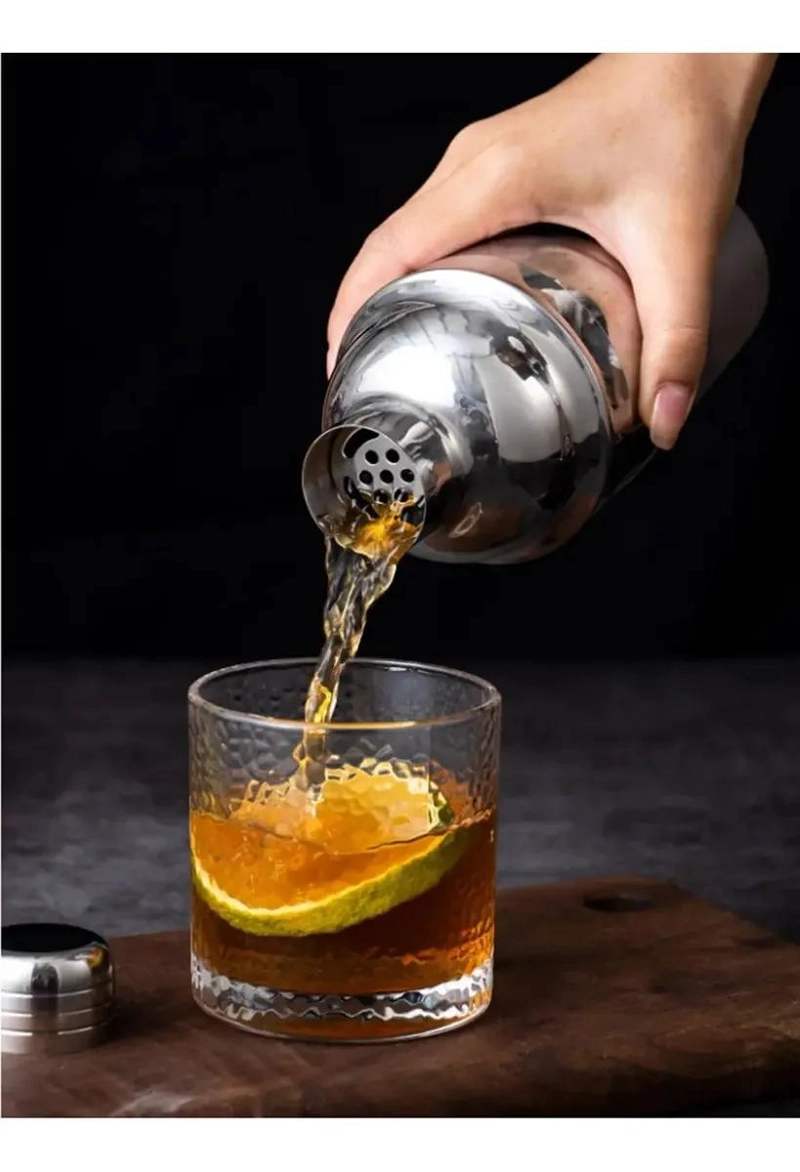 COCTELERA PARA PREPARAR BEBIDAS DE 750 ML COLOR GRIS - 5