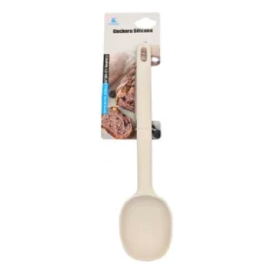CUCHARA DE SILICONA BLANCA DE 29 CM PARA COCINA - 2