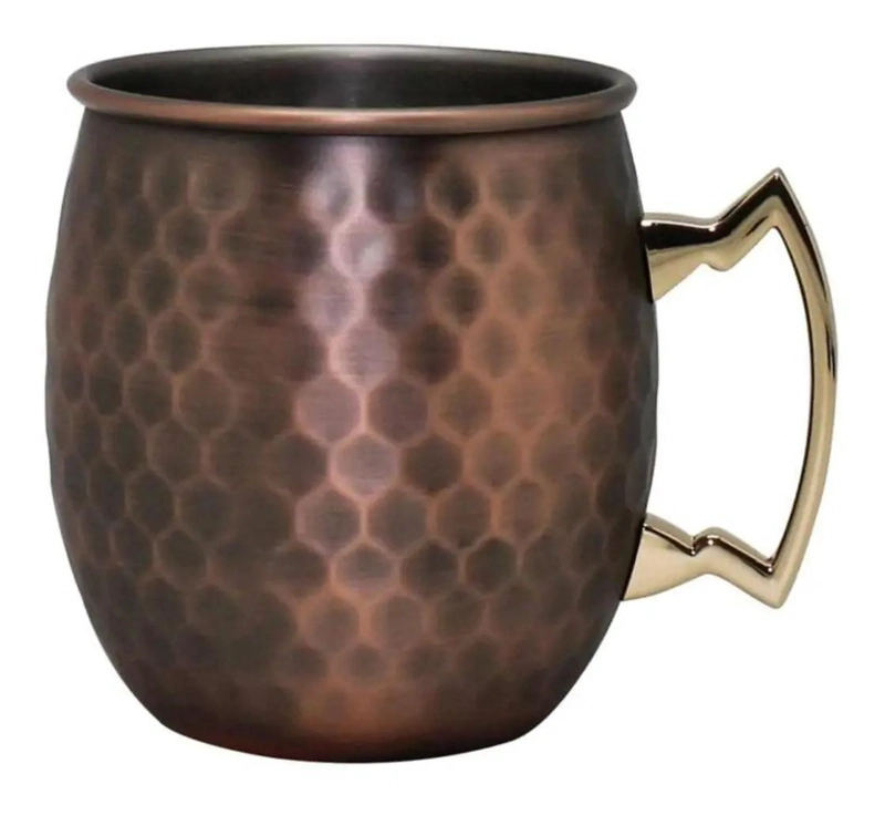 SET DE 2 VASOS DE COBRE PARA TRAGOS MOSCOW MULE Y MOJITO DE 600ML - 3