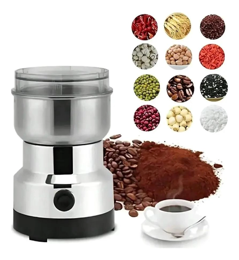 MOLINO MANUAL PARA GRANOS, CAFE  Y HIERBAS EN ACERO INOXIDABLE - 1