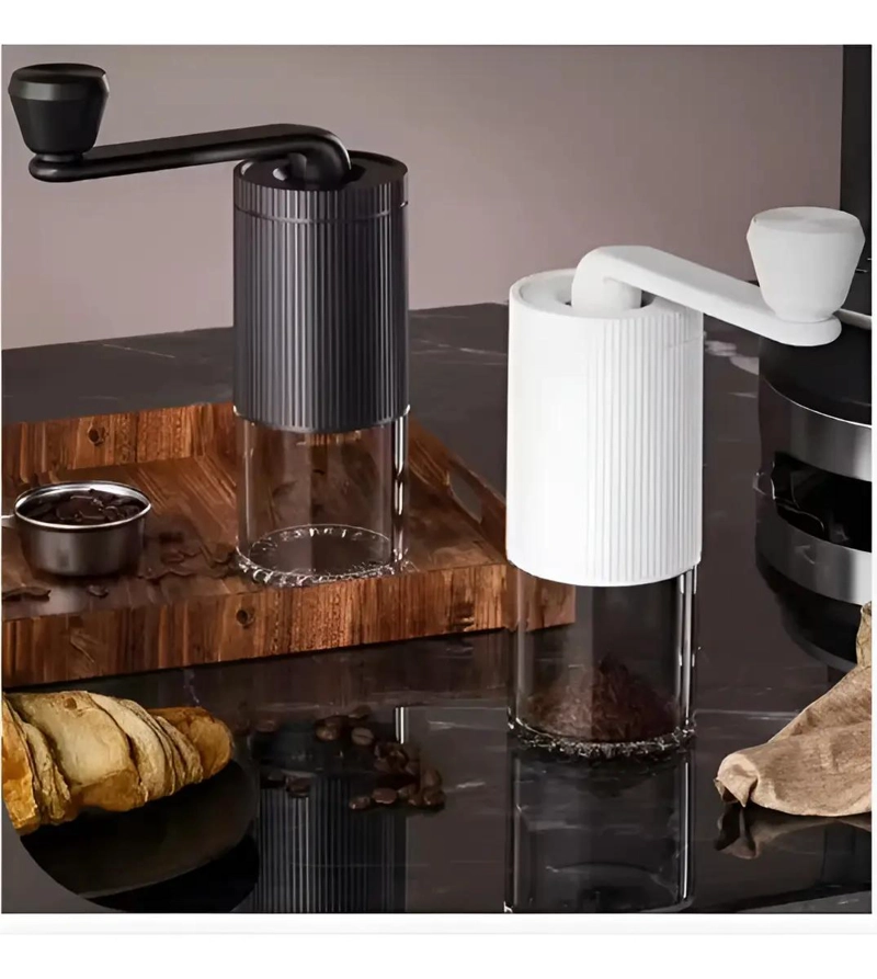 MOLINO MANUAL PORTATIL PARA CAFE  CON DISEÑO COMPACTO Y COLOR NEGRO - 3