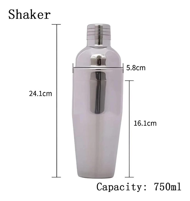 SET DE COCTELERAS Y UTENSILIOS PARA BARTENDER PROFESIONAL 12 PIEZAS - 4