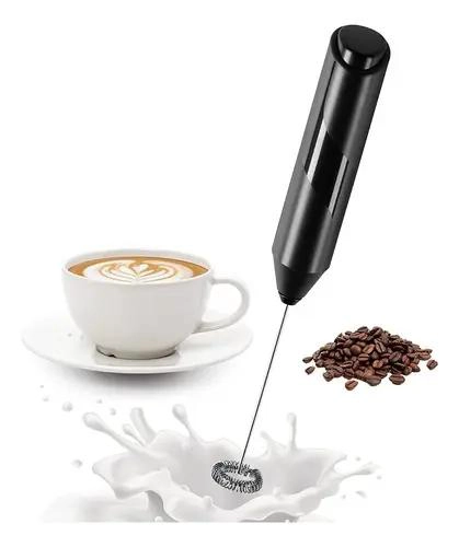 MINI BATIDOR PORTATIL PARA CAFE , LECHE Y CHOCOLATE A PILAS - 1