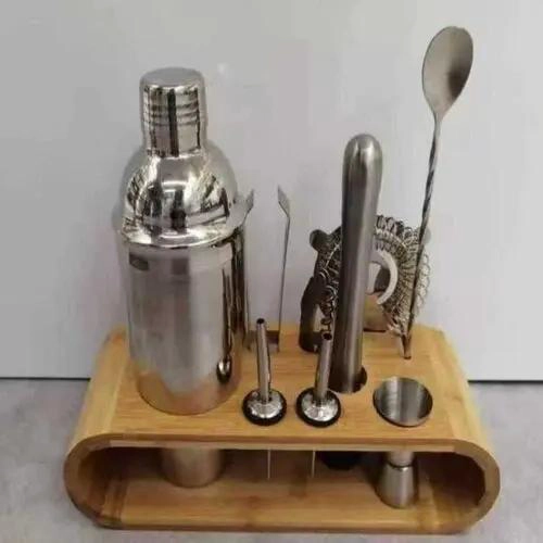SET COMPLETO DE 10 PIEZAS PARA PREPARAR COCTELES EN ACERO INOXIDABLE - 3