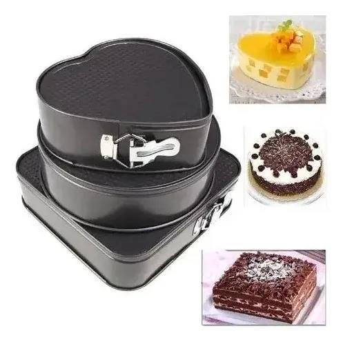 SET DE 3 MOLDES ANTIADHERENTES PARA FIGURAS DE TORTA Y REPOSTERIA - 2