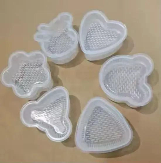 SET DE 6 MOLDES PARA ONIGIRI Y FIGURAS DE ARROZ PARA SUSHI Y BENTO - 3