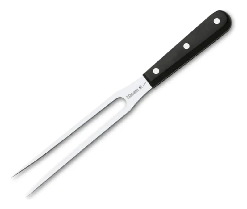 TENEDOR DE ACERO INOXIDABLE DE 20 CM CON DISEÑO CLASICO Y DURADERO - 1