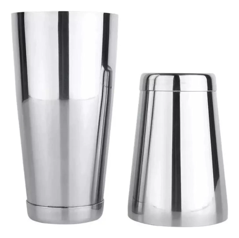COCTELERA BOSTON DE ACERO INOXIDABLE PARA BAR PROFESIONAL - 1
