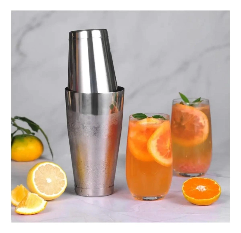 COCTELERA BOSTON DE ACERO INOXIDABLE PARA BAR PROFESIONAL - 3