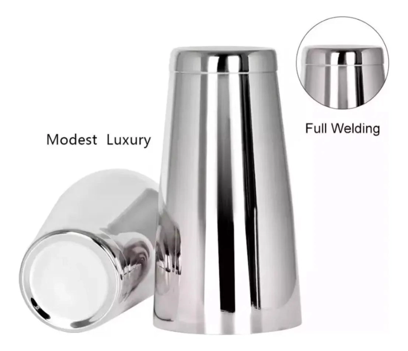 COCTELERA BOSTON DE ACERO INOXIDABLE PARA BAR PROFESIONAL - 4