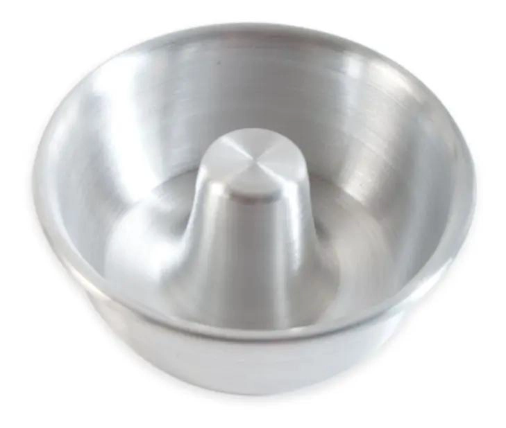 MOLDE PARA QUEQUE DE ALUMINIO CON DIMENSIONES 20X9.5 CM - 1