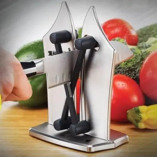 AFILADOR DE CUCHILLOS MANUAL CON DISEÑO ERGONOMICO Y SEGURO - 3