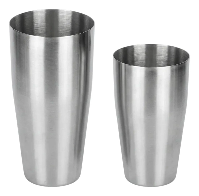 COCTELERA BOSTON PROFESIONAL DE ACERO INOXIDABLE 700 Y 600 ML - 1