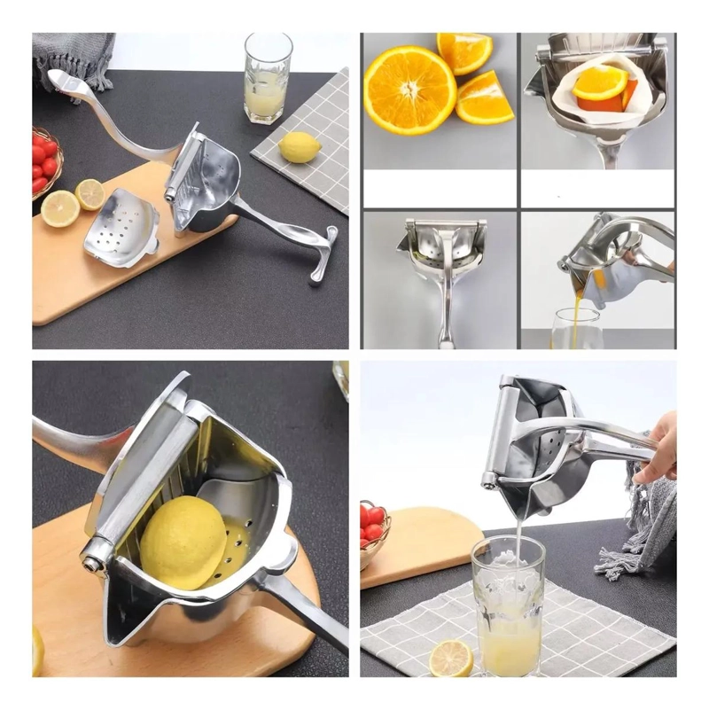 EXPRIMIDOR DE JUGO MULTIFUNCIONAL DE ACERO INOXIDABLE PARA FRUTAS - 3